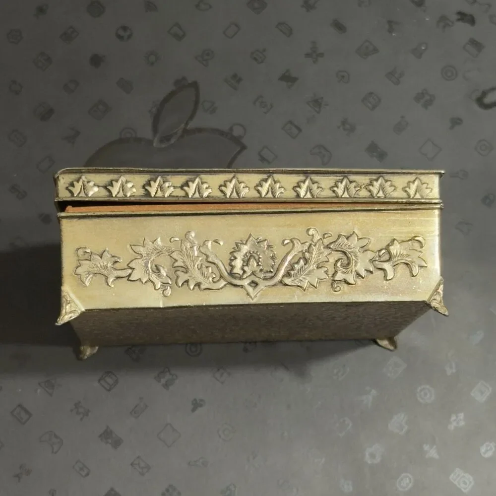 Vintage Metal Keepsake Box Souvenir Of NEW ORLEANS, LA Made In Occupied Japan